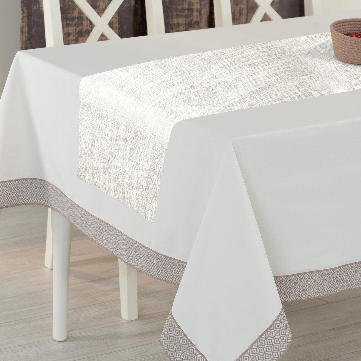 Dailygoods - Innovra - Wasbaar Tafelkleed van Linnen voor Bruiloften en Feesten