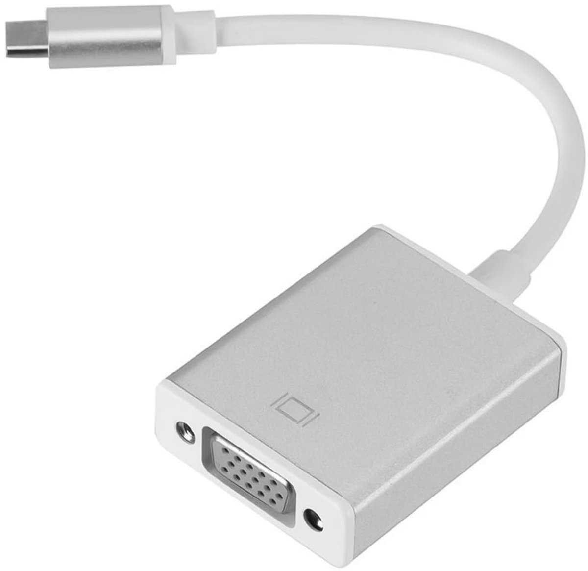 Dailygoods - USB C naar VGA Converter voor Laptop en iPhone