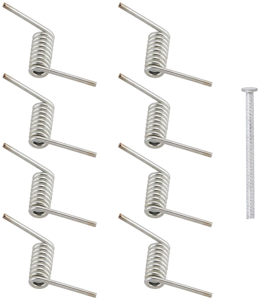 Dailygoods - 8 Stuks Vervangende Haarklauw Clip Veren