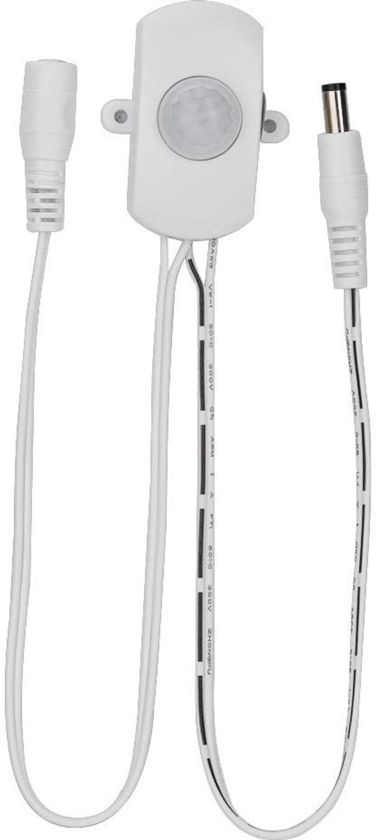 Dailygoods - Dailygoody Bewegingssensor - 120 Graden - Energiezuinig - Wit - Automatische verlichting - Geschikt voor lampen en beveiligingssystemen