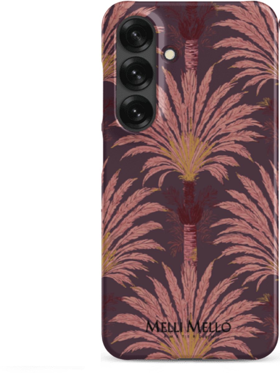 Melli Mello Telefoonhoesje Crimson Palm (Hard Case) - Samsung Galaxy S25