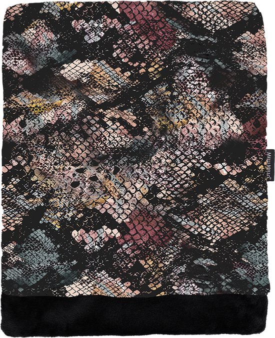 Melli Mello - Keep Me Wild - Plaid - Slangenprint - Velvet Touch - 130x170 cm