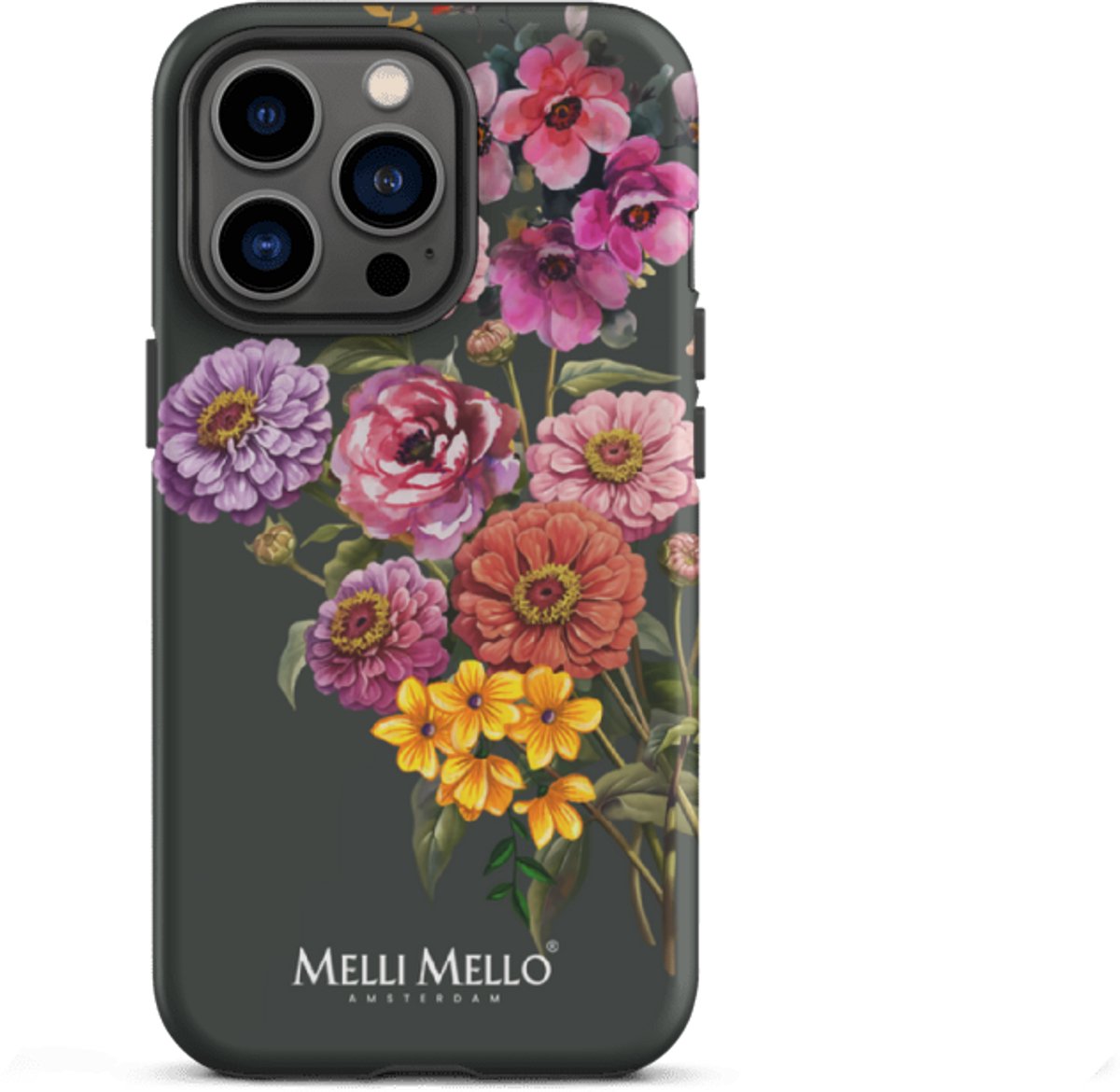 Melli Mello Telefoonhoesje Velvet Bloom (Tough Case) - Apple iPhone 13 Pro