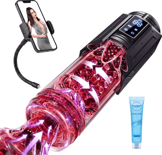 Aphrodite Masturbator Voor Man - 343 Verschillende Modi - Pocket Pussy - Sex Toys Voor Mannen - Tong
