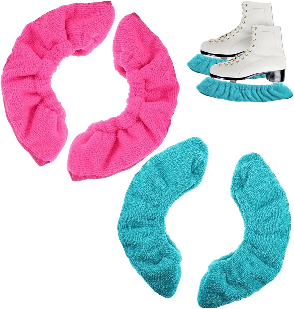 2 Paar Skate Schoenhoezen Bescherming voor Skateschoenen Elastische Accessoires voor Skateboarden