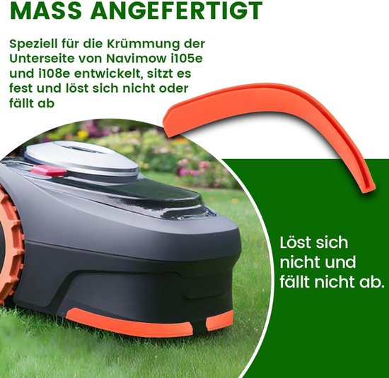 Botsingswerende strip - Randbescherming - Geschikt voor Segway Navimow i105e vs i108e - Schokbestendige bescherming — afbeelding 5