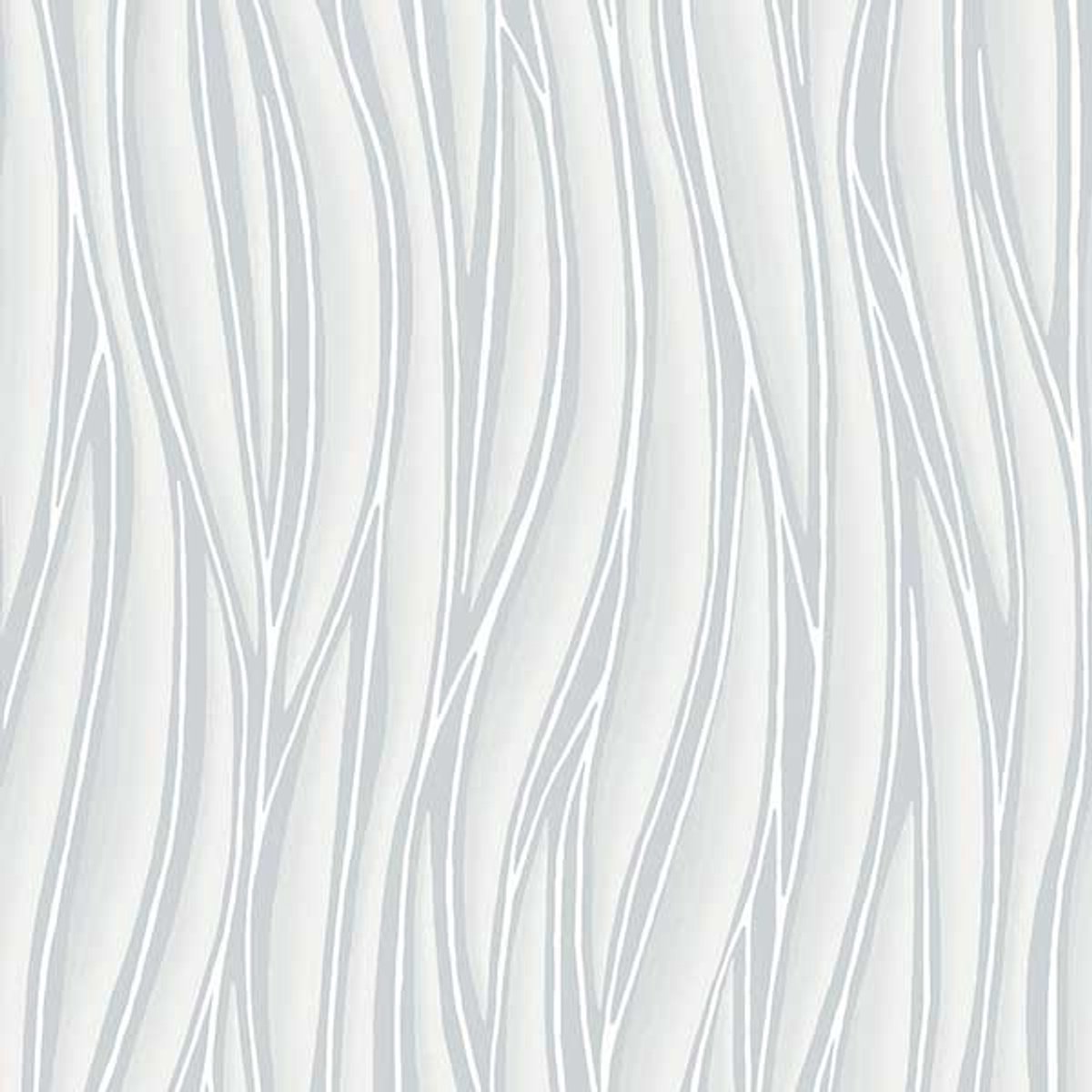 Flügger Fiona Vliesbehang 570527 - Six Senses - Soundless - Wit - 53cm x 10.05m