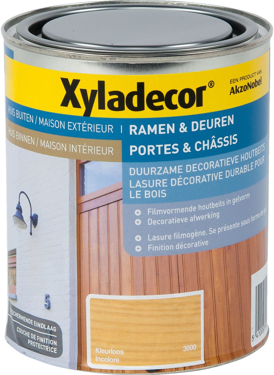 Xyladecor - Ramen & Deuren (solvent) - Kleurloos - 0,75 L