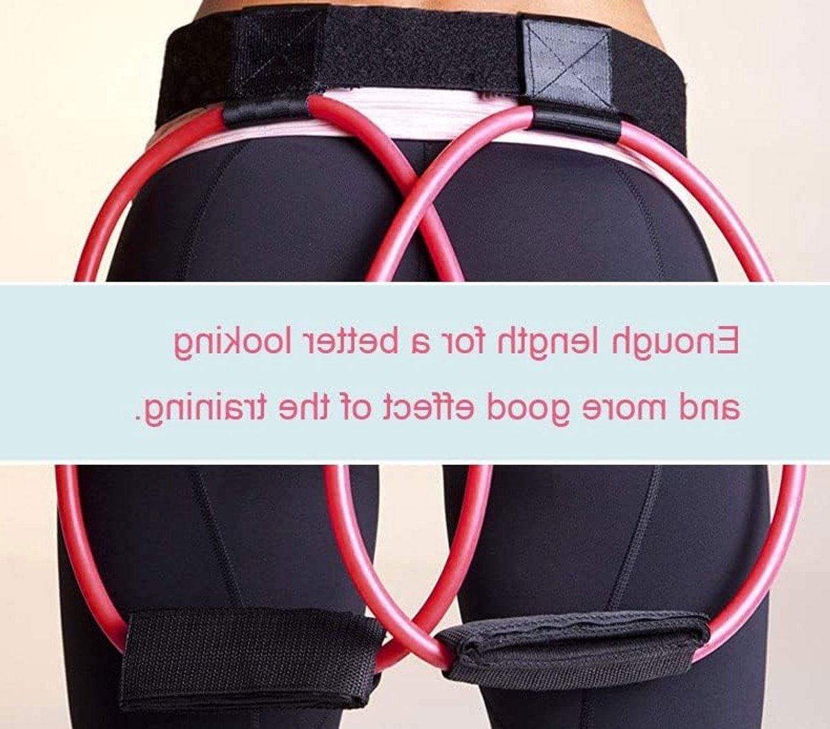 Stretchband met Weerstandskoord voor Oefeningen voor Benen en Billen - Thuis Fitness Equipment voor Dagelijks Gebruik