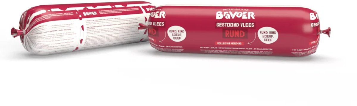 Bravoer Gestoomd Vlees Rund 800g - 10 stuks