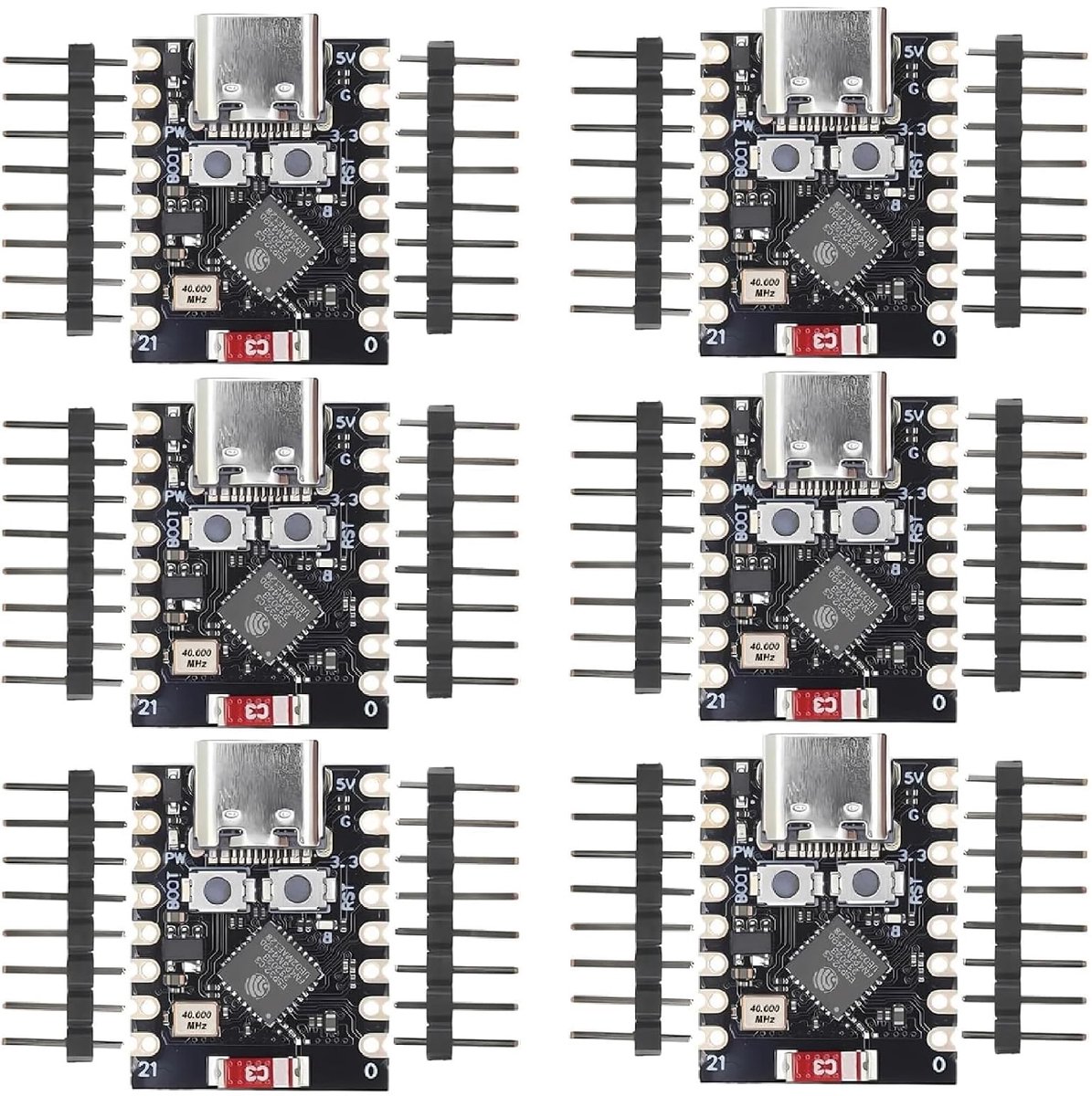 Store_8 - Ontwikkelingsplaat - WiFi - Bluetooth Dual-Mode - 4MB Flash Geheugen - Programmeren - Elektronica - Geschikt voor hobbyisten - 6 stuks