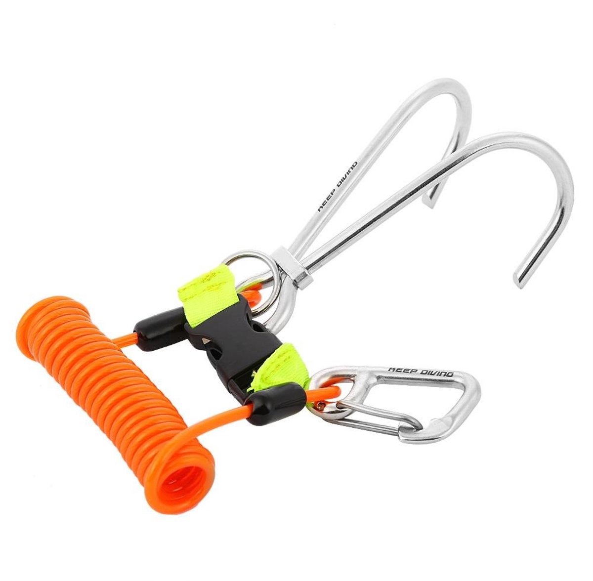 SPHProducts - Reef hook - Duikaccessoire - Robuuste constructie - Oranje - Onderwater-haken - Voor duikers - Geschikt voor elke duikervaring