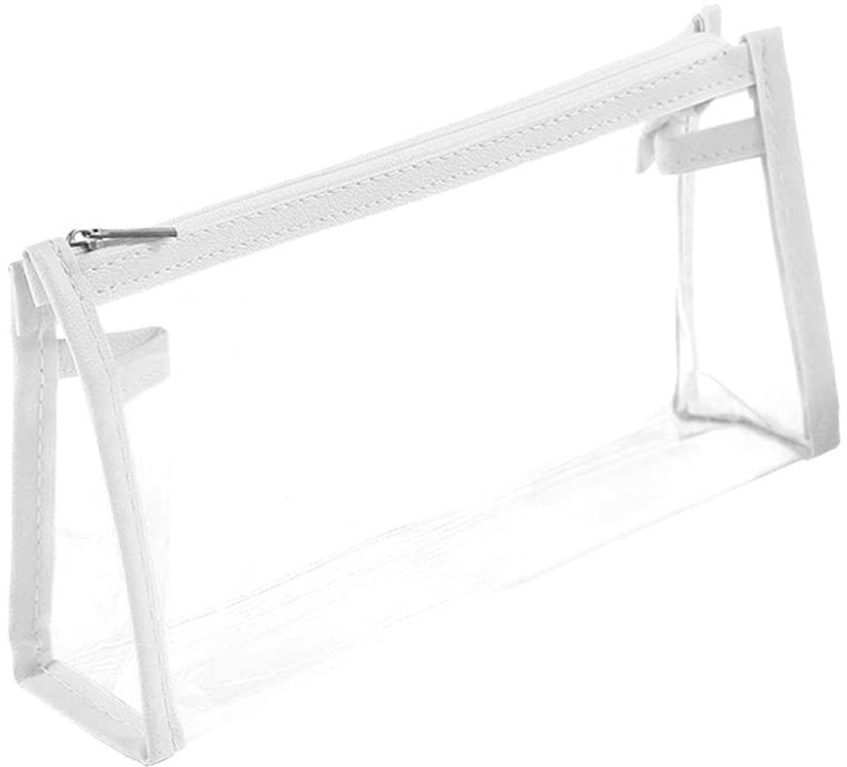 Transparante PVC Pennenhouder - Grote Capaciteit 22.5cm - Ideaal voor School en Kantoor