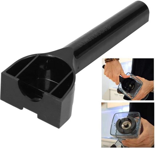 Allecto - Blendersleutel - Plastic mesverwijderingsgereedschap - Stevig - Zwart - Geschikt voor Vitamix-blender - Voor thuisgebruik van Allecto — afbeelding 3