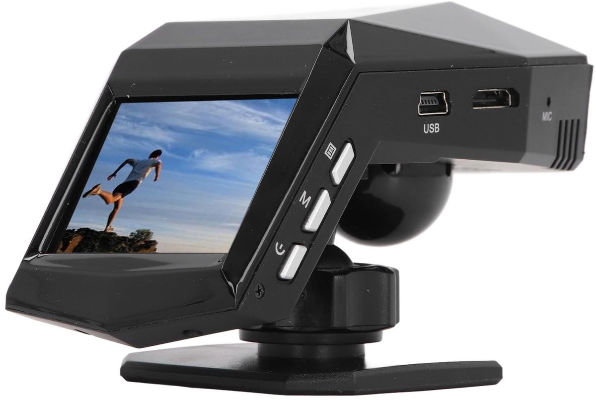 Allecto - DashCam - HD Nachtzicht - Loopopname - Voor auto - Voorzien van voor- en achtercamera - 10MP - Veiligheid
