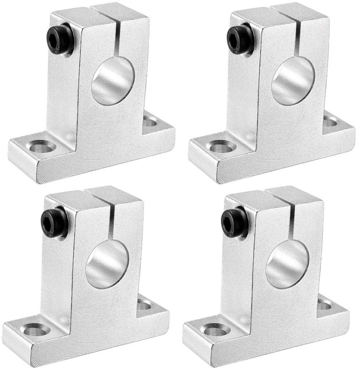 ONF3 - SK12 Lineaire Beweging Rail Stang Klem - Aluminium Bevestiging - 12 mm Dia As - Precisie en Duurzaamheid - Perfect voor DIY Projecten