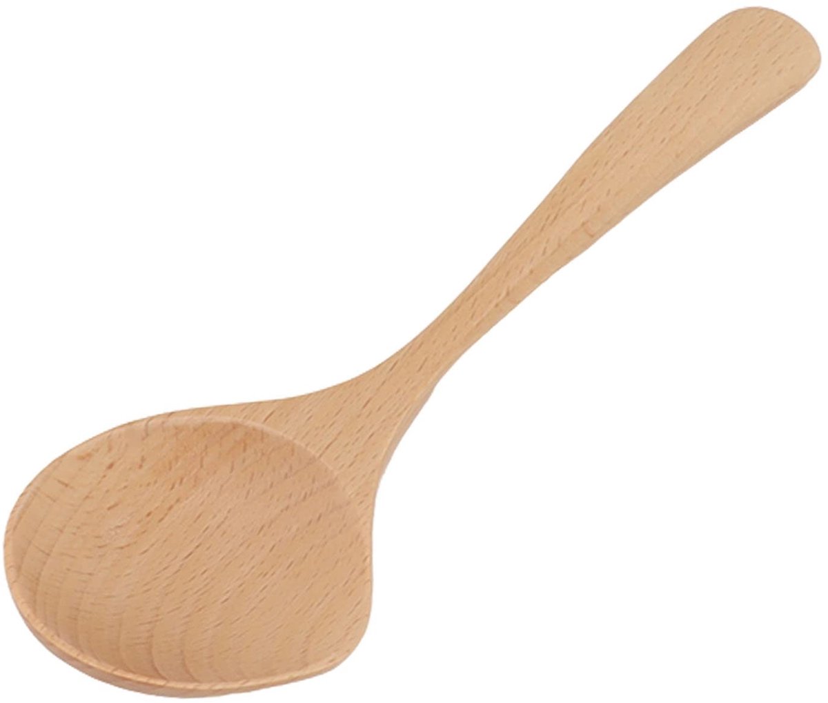 aladdien - Soeplepel - Houten Soeplepel met Lange Handgreep - Koken en Serveren - Keukenaccessoire - Perfect voor soep - Geschikt voor dagelijks geb..