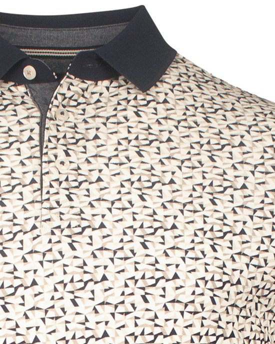 Baileys poloshirt korte mouw beige