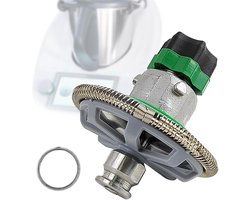 Melkopschuimer van 6,5 cm van metaal voor koffie, melk en sojamelk - Herbruikbaar keukenaccessoire voor Thermomix TM5 en TM6