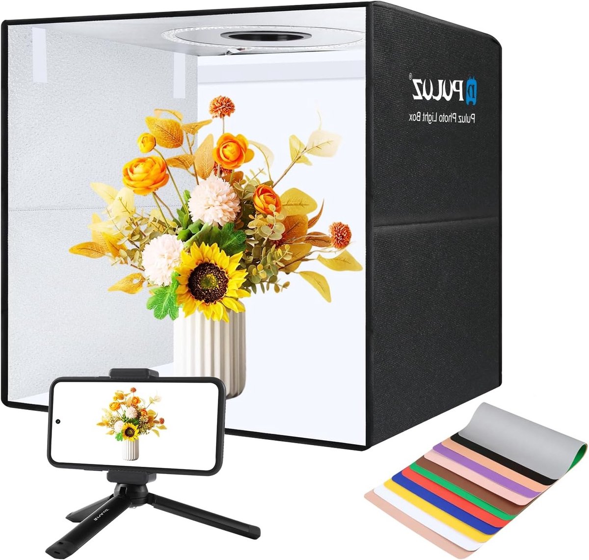 Fotostudiobox 50x50 cm – Inklapbare en draagbare lichttent voor productfotografie