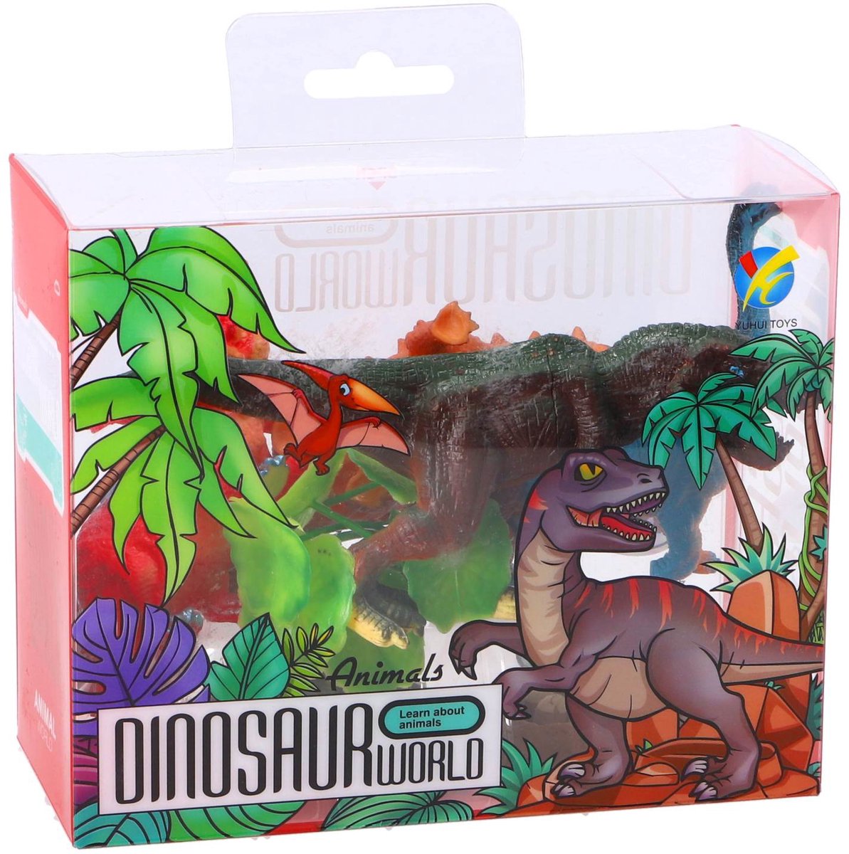 KiddyGo dinosaurus speelset - 8 delig - educatief speelgoed voor kinderen.