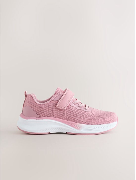Next - Meisjes - Elastische veterschoenen met brede pasvorm (G) - Roze