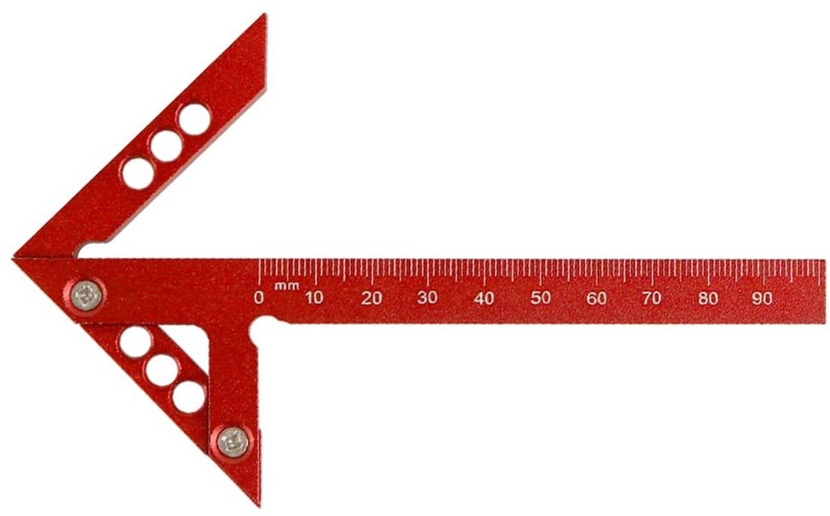 aladdien - Speed Marking Center Finder - Precisie Timmermanshoek - Houtbewerking - Nauwkeurige Metingen - Verbeter de Precisie - Geschikt voor Hout ..