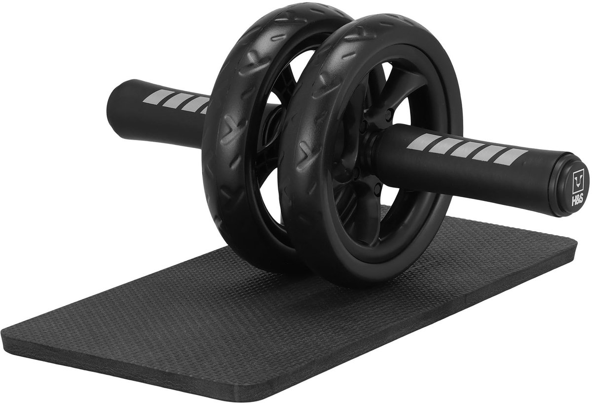 aladdien - Ab Roller - Krachttraining Apparatuur - Compact en Lichtgewicht - Dubbele Glijwielen - Buikspieren Trainen - Ideaal voor Thuis en Reis