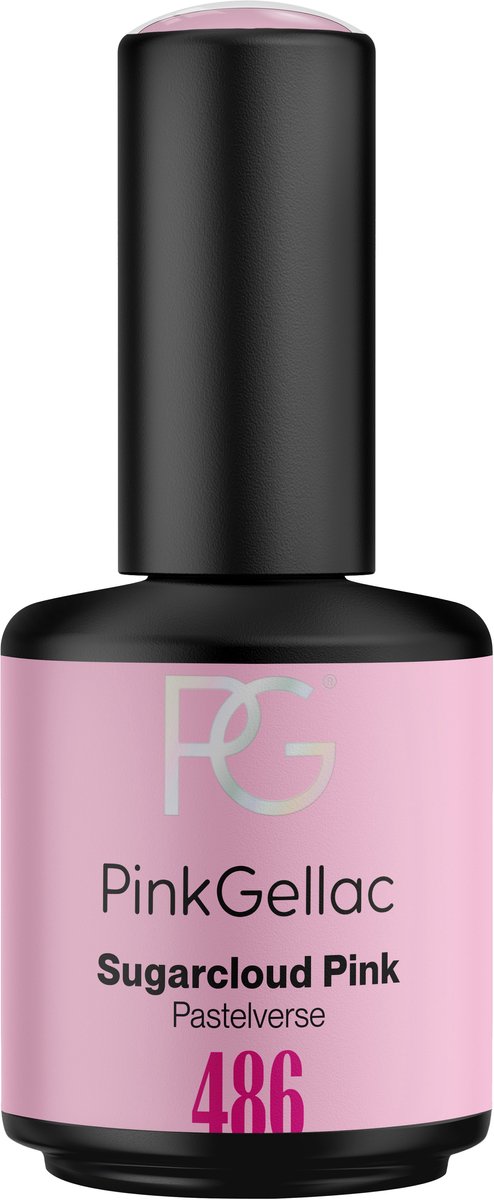 Pink Gellac Gellak - 486 Sugarcloud Pink 15ml - Roze Gel Nagellak - Gellac - Gel Nagels Producten
