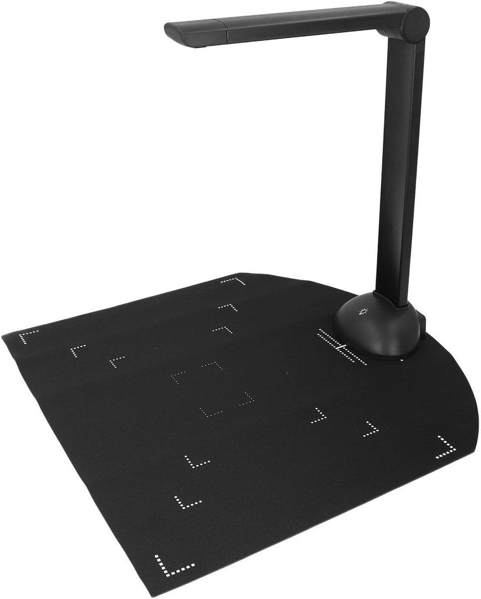 Documentscanner Opvouwbaar - Scan Camera - Bestanden Scannen - Automatische Focus - A3 A4 - Zwart