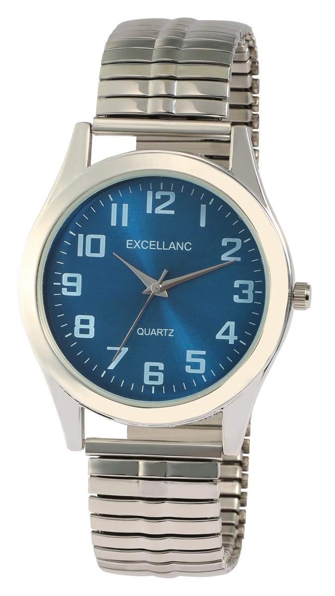 EXCELLANC Herenhorloge van roestvrij staal Maher herenhorloge met roestvrijstalen band