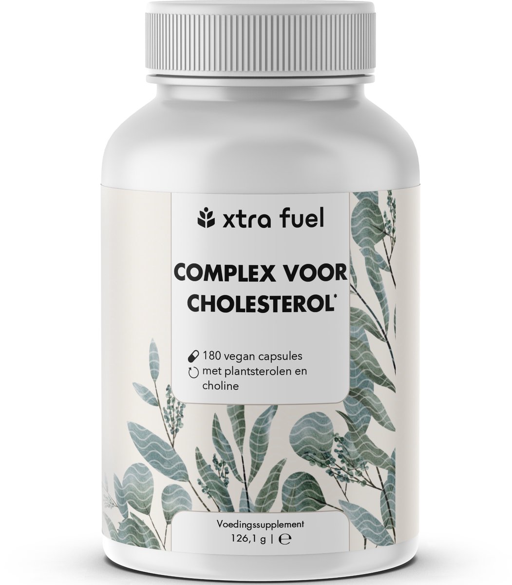 XTRA FUEL Cholesterol Complex - voedingsstoffencomplex met plantensterolen, bergamot, artisjok & monacoline K