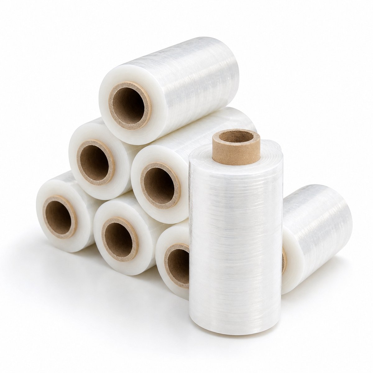 Inpakr Mini Wikkelfolie Transparant - 10 cm x 250 m - 23 micron - 22 rollen