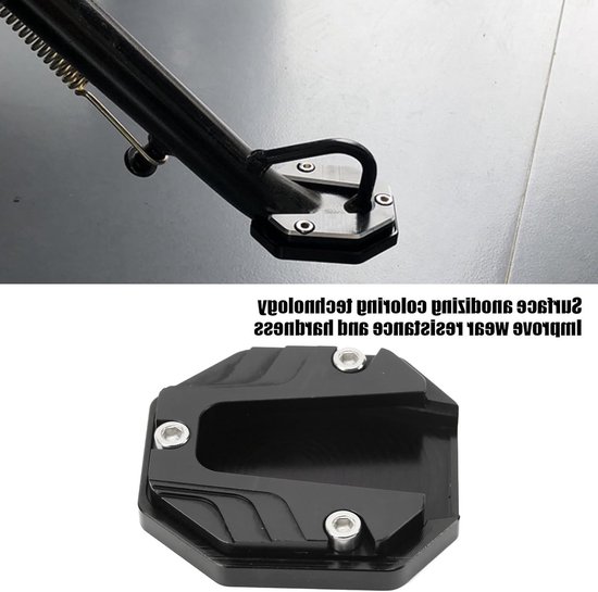 Zijstandaard Verlengingsplaat voor Motorfiets, Aluminium Steunplaat, Hoogwaardige Kickstand Accessoire voor Stabiliteit en Ondersteuning — afbeelding 3