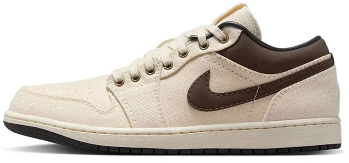 Nike Nike Air Jordan 1 Low Premium Sneakers Unisex Beige