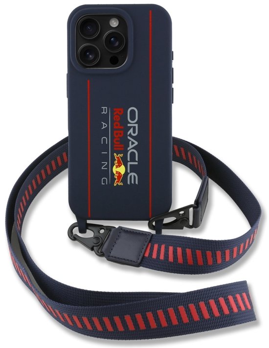Red Bull Hardcase Met Siliconen Bandje Voor Magsafe Iphone 16 Pro Logo van Red Bull — afbeelding 2
