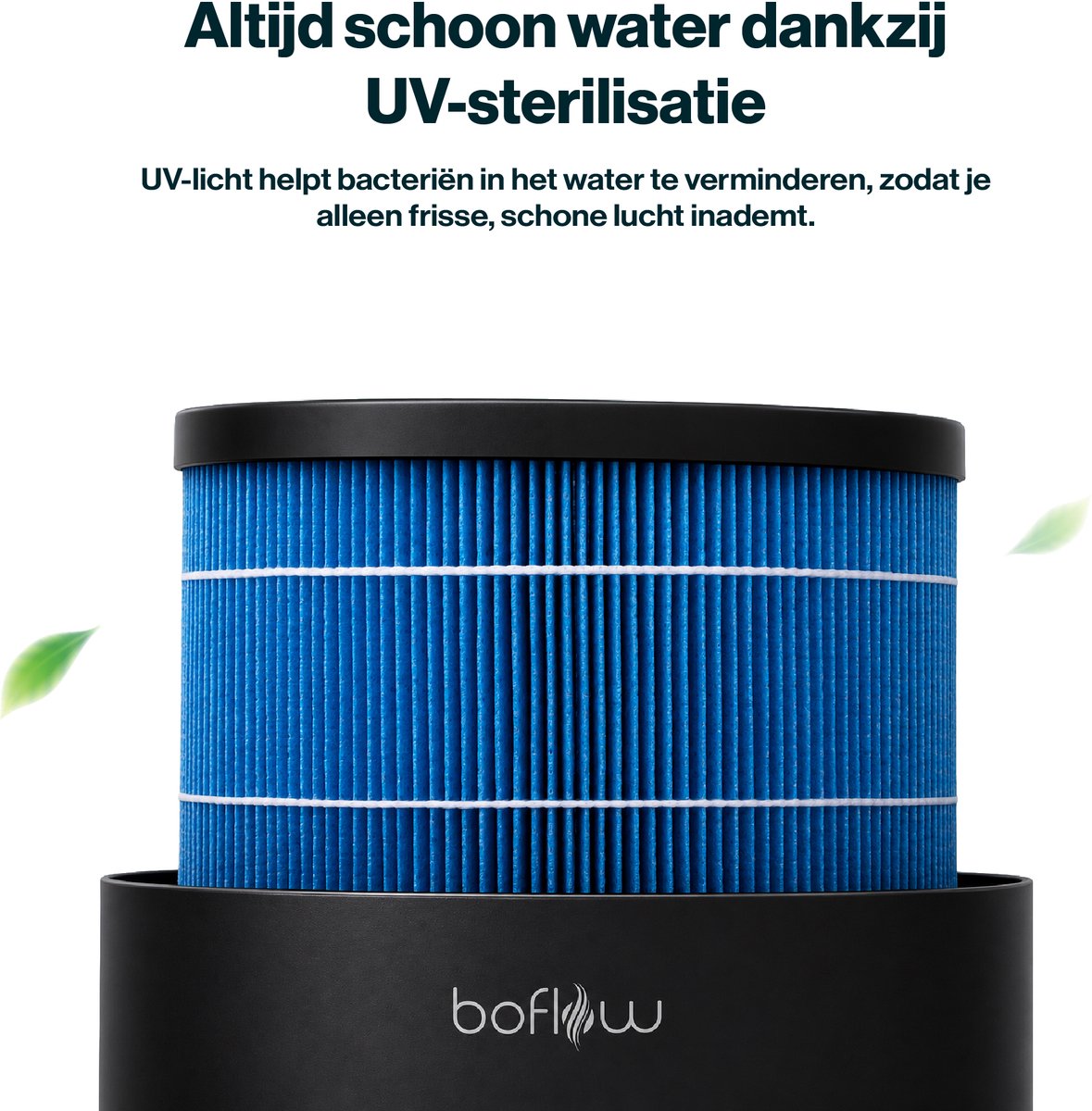 BoFlow EvoMist40 Luchtbevochtiger - Top Filling - Zwart thumbnail 5