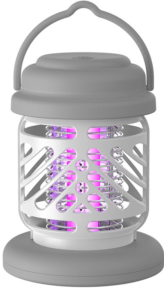 VHV - Elektrische Vliegenmepper - 2-in-1 UV Muggenlamp Staand en Handheld - Insectenlamp voor Thuis, Camping en Barbecue