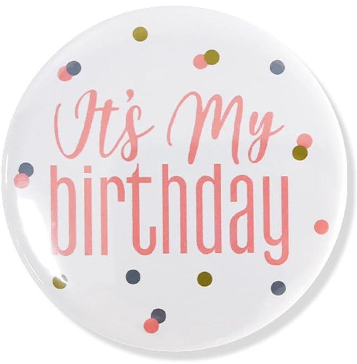 Dailygoods- Verjaardagspins Hoogste Kwaliteit - Verjaardag Pin - Broche/Corsage - Hypoallergeen - Accessoire voor Feest - Elegante Ontwerp - Feestbadge
