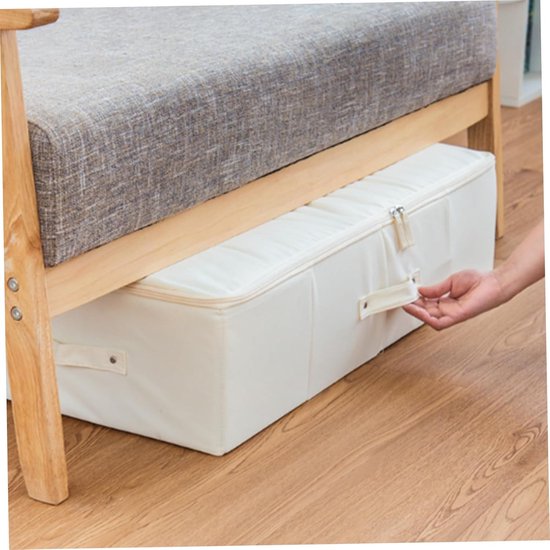 Opbergdoos Trouwjurk - Bewaardoos Jurk - Jurk Beschermen - Stof- en Vochtbestendig - 71x40x17.5 cm - Beige — afbeelding 2