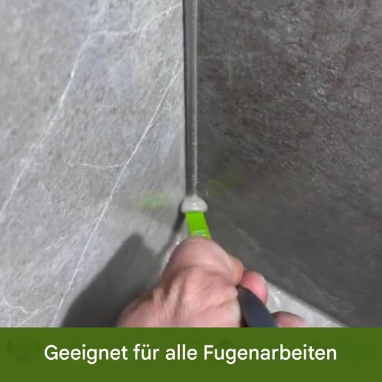 Kit Afwerkingsgereedschap - Voegensmeerder Verwijderaar - Glad Maken - 9 Opzetstukken Ergonomisch - 27 x 12 x 1 cm - Grijs van Merkloos	 — afbeelding 3