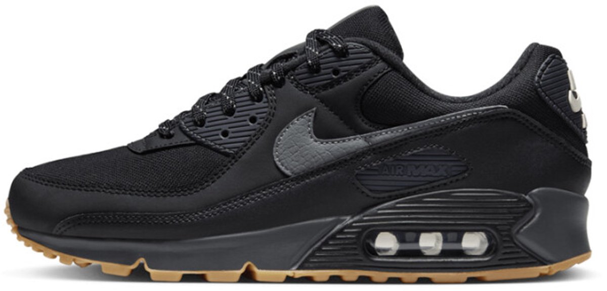 Nike Air Max 90 Smoke Gum Reflective FV0387-001 Zwart