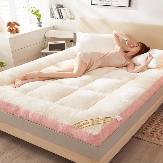 Vloermatras Japanse Futon - Opvouwbaar Tatami - Gastenslaapcomfort - 10cm Dik - 180x200cm - Niet gespecificeerd — afbeelding 2