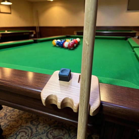 Biljart Keu Houder - Pool Keuhouder Cues Rest - Biljart Spelen - Compact 3 Gaten — afbeelding 2