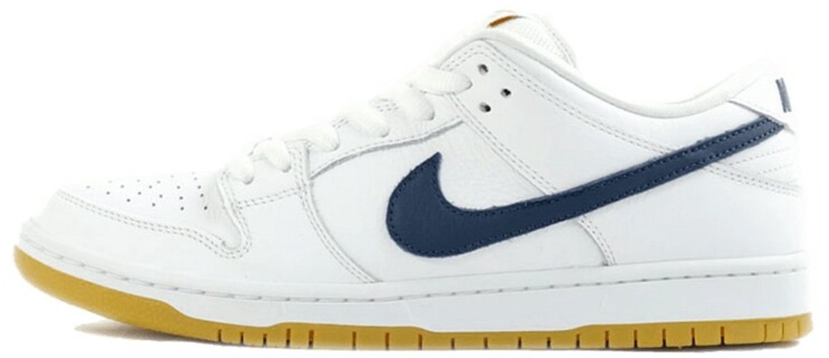 Nike SB Dunk Low Orange Label White Navy