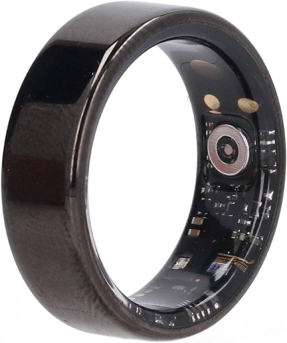 Slimme Ring - Fitness Tracker - Gezondheid Monitoren - IP68 Waterbestendig - 7 Dagen Batterij - Zwart