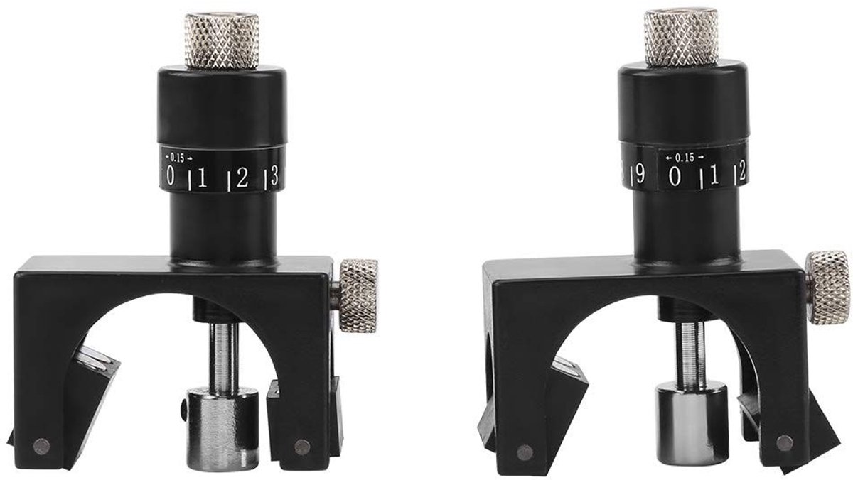 Dailygoods- Schaafmesinsteller Magnetisch - Verstelbare Schaafmesinstelling - Gereedschap voor Houtbewerking - Stalen Instelhulp - Inclusief Gereedschapskist - Eenvoudig te Bedienen - Houtbewerkingsgereedschap
