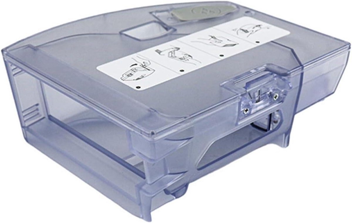 Stofzuigerbak - Waterstofbox - Vloeren Reinigen - 2-in-1 Systeem - 160 x 143 x 65 mm - Wit