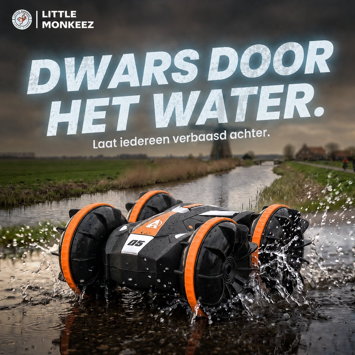 NueNext RC Auto - Bestuurbare Auto - Race Afstandsbestuurbare Auto op Afstandsbediening - Waterdicht - 2x Accu — afbeelding 2