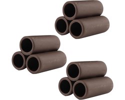 Set van 3 Keramische Aquarium Grotten, Schuilplaatsen voor Garnalen en Meerval, Stevige Klei Buizen, Decoratie en Accessoires voor Aquariums